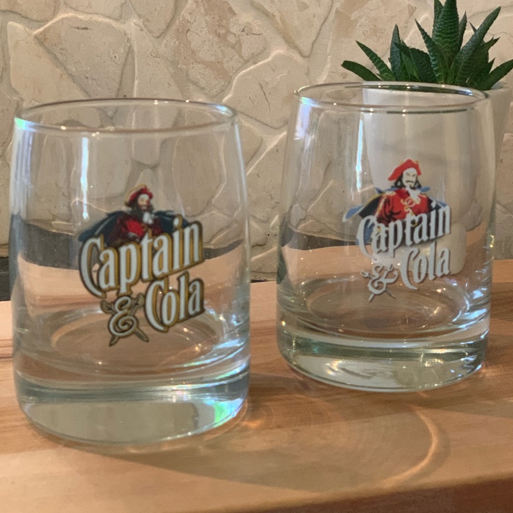CAPTAIN MORGAN | Set of 2 | Rum Glasses